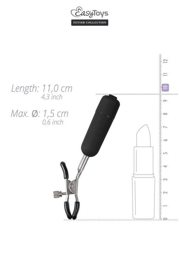 Pinces à tétons vibrantes  - Easytoys Fetish Collection – Image 3