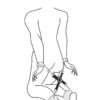 Croix en cuir Hog Tie – Easytoys Fetish Collection - 94edenstreet.com - sexshop en ligne