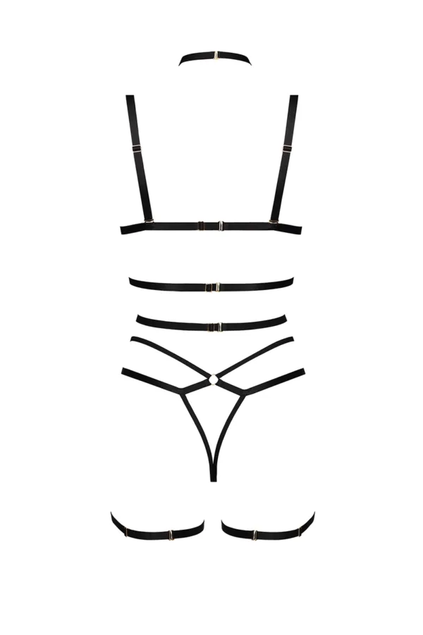 Ensemble harnais et lingerie Cozmo - 94edenstreet.com - sexshop en ligne