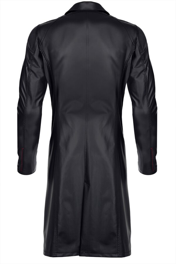 Manteau long wetlook Sergio – Regnes - 94edenstreet.com - sexshop en ligne
