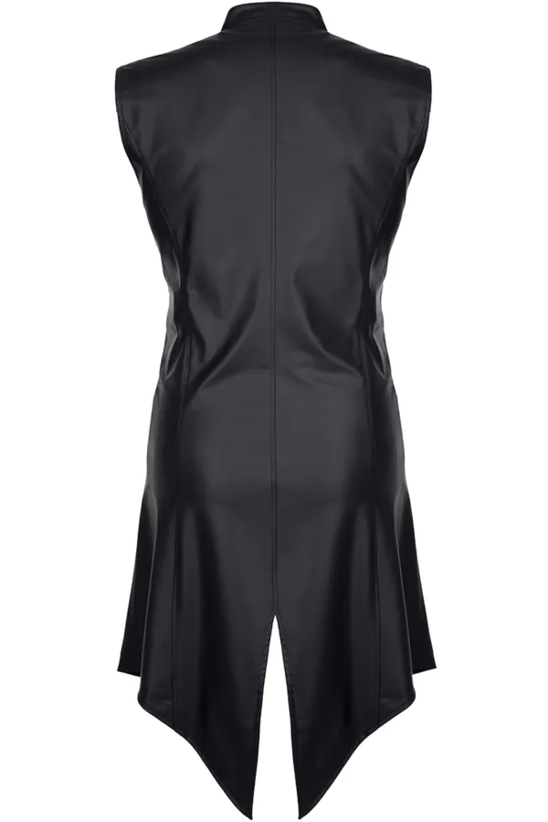 Veste longue sans manche wetlook Marco – Regnes - 94edenstreet.com - sexshop en ligne