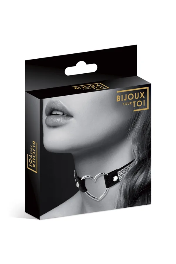 Collier strass et coeur – Bijoux Pour Toi - 94edenstreet.com - sexshop en ligne