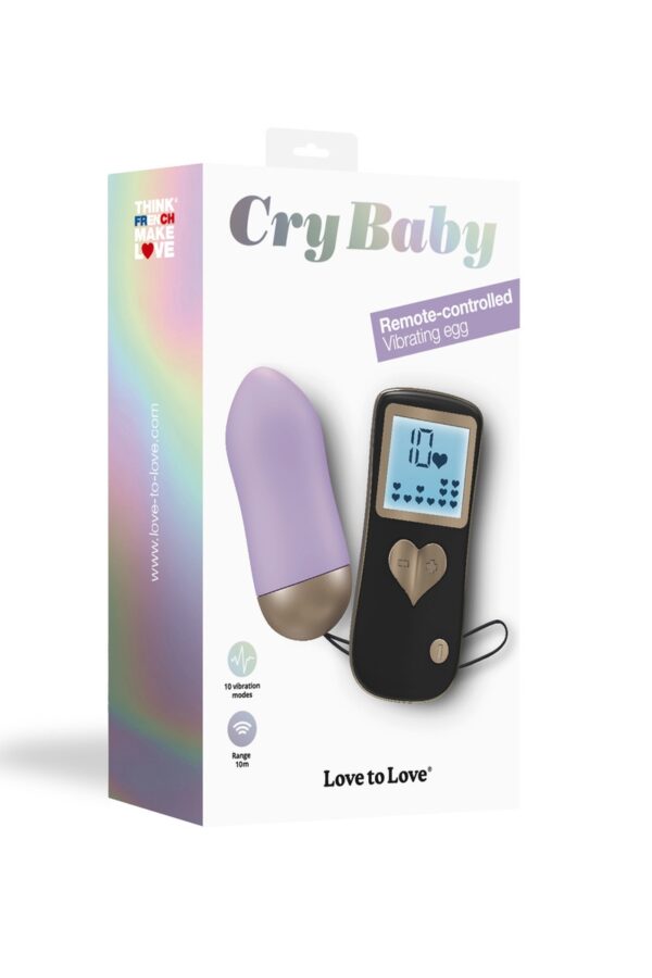 Oeuf vibrant Cry Baby Mauve - 94edenstreet.com - sexshop en ligne