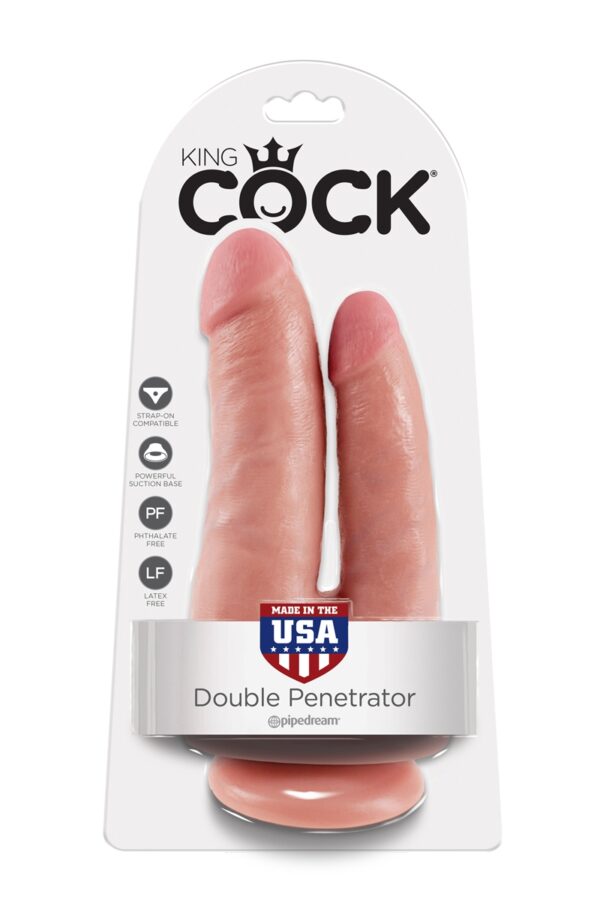 Gode double pénétration 15cm - King Cock – Image 3