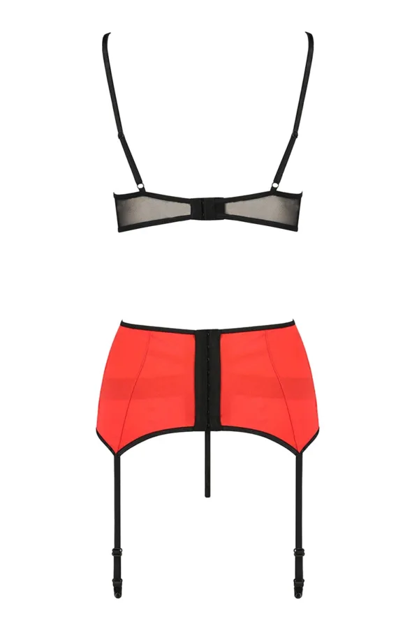 Ensemble lingerie à jarretelles Femmina – Passion - 94edenstreet.com - sexshop en ligne