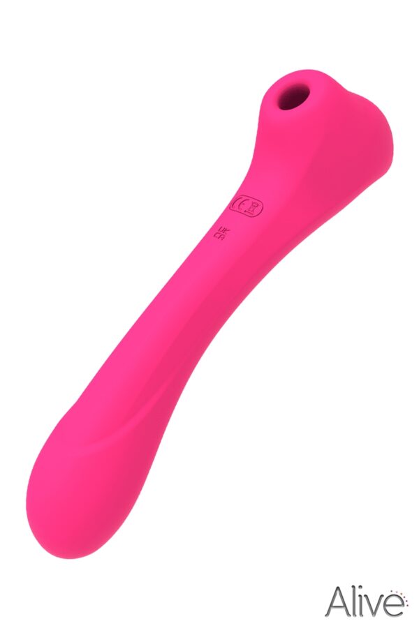 Double stimulateur Quiver rose – Image 3