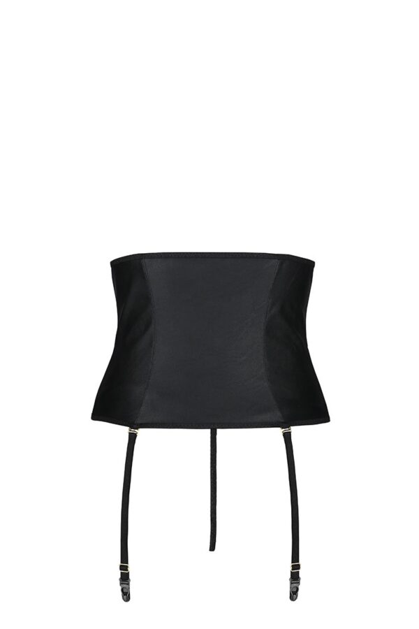 Serre taille à jarretelles faux cuir Céline - Passion – Image 3