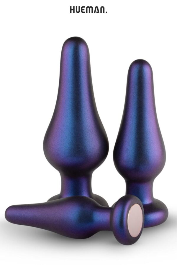 Kit 3 plugs anal Comet – Hueman - 94edenstreet.com - sexshop en ligne