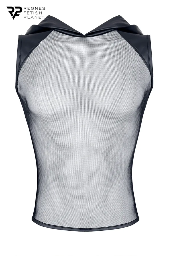 T-shirt à capuche en mesh – Regnes - 94edenstreet.com - sexshop en ligne