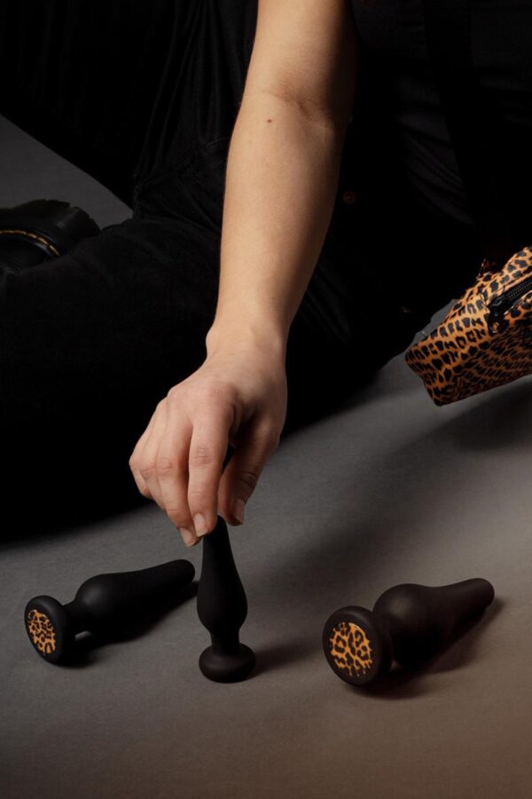 Kit 3 plugs anaux Kesia – Panthra - 94edenstreet.com - sexshop en ligne
