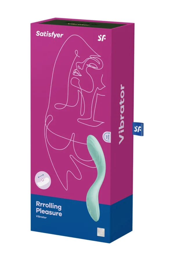 Vibro point G Rrrolling Pleasure menthe – Satisfyer - 94edenstreet.com - sexshop en ligne