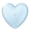 Double stimulateur Cutie Heart bleu – Satisfyer - 94edenstreet.com - sexshop en ligne