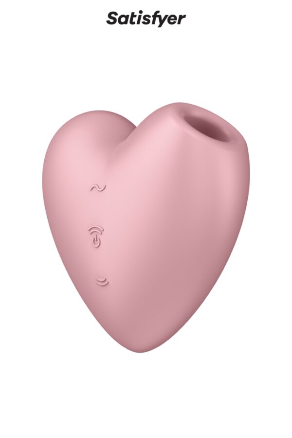 Double stimulateur Cutie Heart rose - Satisfyer – Image 3