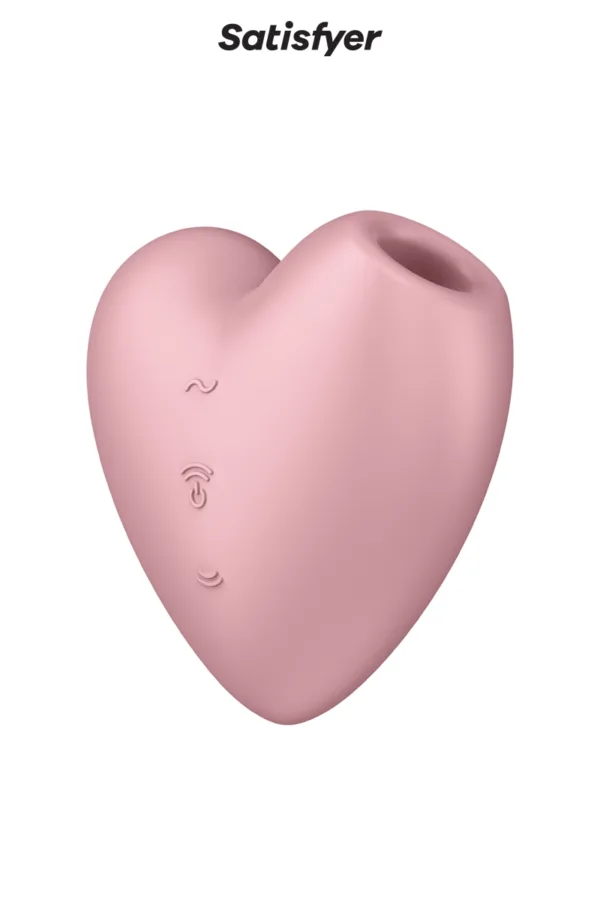 Double stimulateur Cutie Heart rose – Satisfyer - 94edenstreet.com - sexshop en ligne