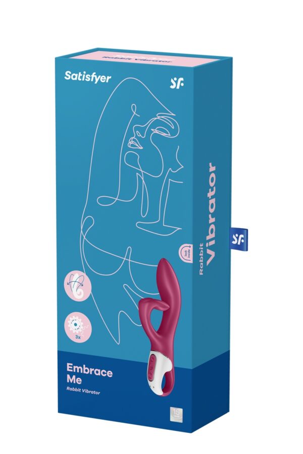 Vibro Rabbit Embrace Me Bordeaux - Satisfyer – Image 3