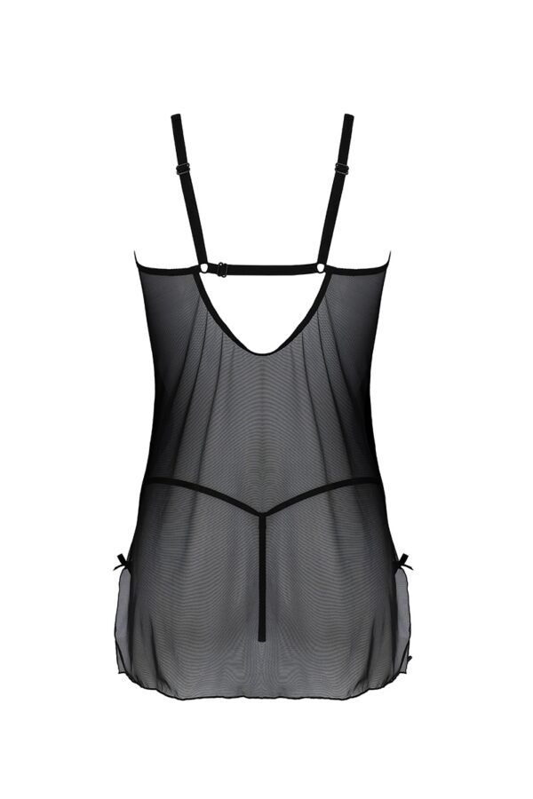 Nuisette Drosera et string ouvert – Passion ECO Collection - 94edenstreet.com - sexshop en ligne