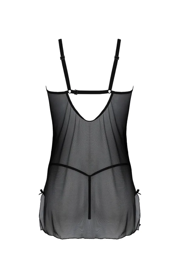 Nuisette Drosera et string ouvert – Passion ECO Collection - 94edenstreet.com - sexshop en ligne