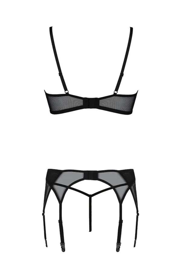 Ensemble à jarretelles Leafa – Passion ECO Collection - 94edenstreet.com - sexshop en ligne