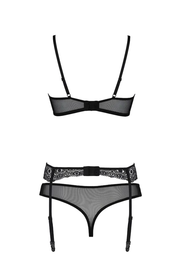 Ensemble à jarretelles Zinnia – Passion ECO Collection - 94edenstreet.com - sexshop en ligne