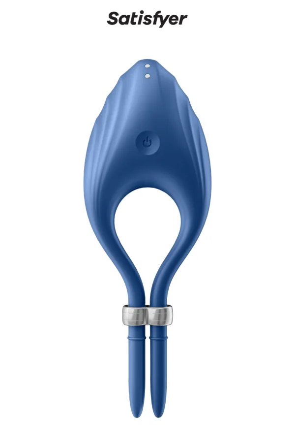 Anneau vibrant Duelist bleu – Satisfyer - 94edenstreet.com - sexshop en ligne