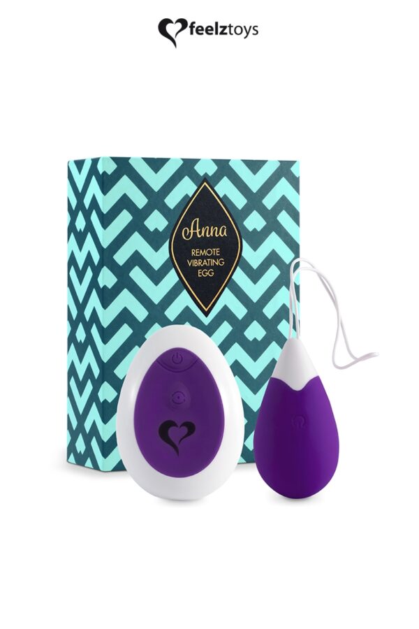 Oeuf vibrant Anna violet – Feelztoys - 94edenstreet.com - sexshop en ligne