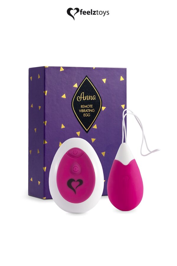 Oeuf vibrant Anna rose – Feelztoys - 94edenstreet.com - sexshop en ligne