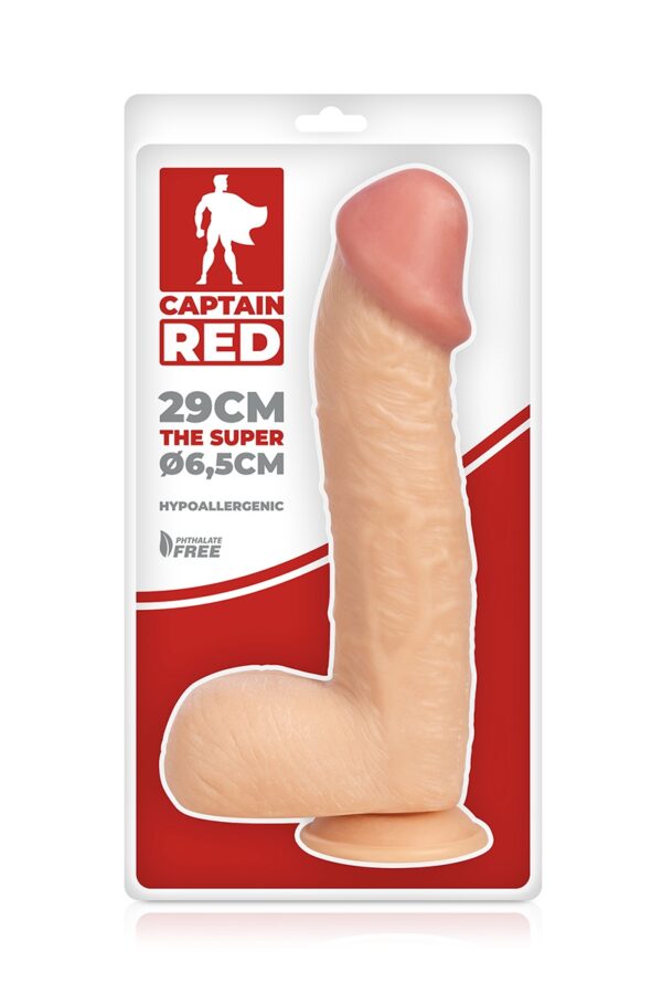 Gode XXL The Super 29 x 6,5 cm - Captain Red – Image 4