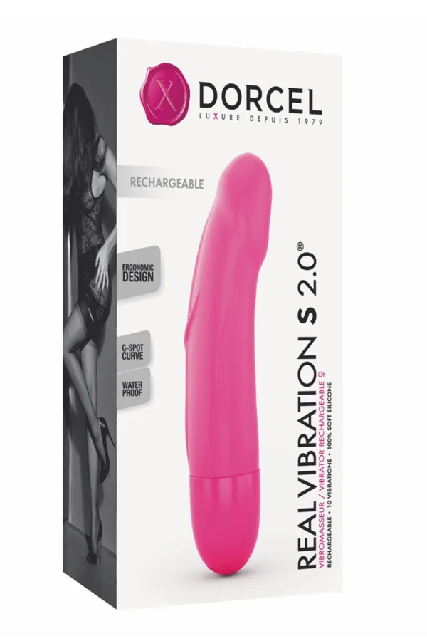 Vibro rechargeable Real Vibration rose S 2.0 – Dorcel - 94edenstreet.com - sexshop en ligne