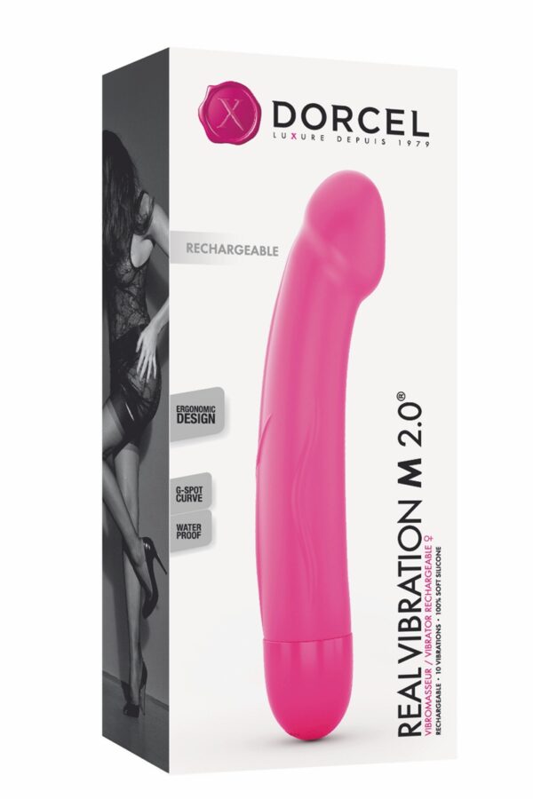 Vibro rechargeable Real Vibration rose M 2.0 - Dorcel – Image 4