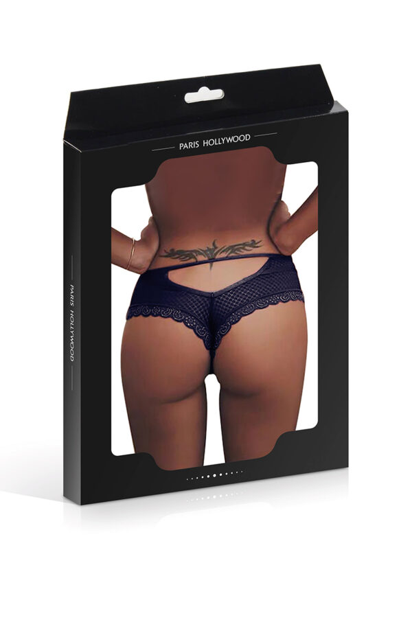 Tanga bleu dentelle – Paris Hollywood - 94edenstreet.com - sexshop en ligne