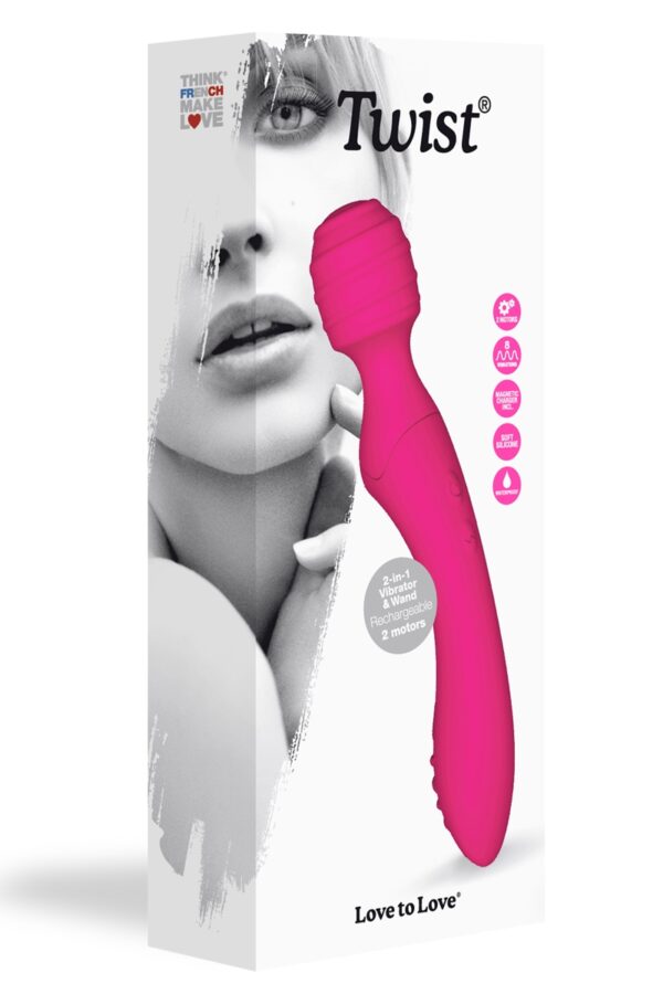 Vibromasseur 2 en 1 Twist - 94edenstreet.com - sexshop en ligne