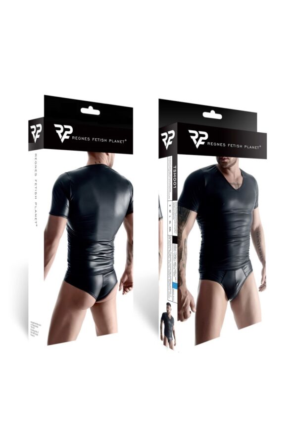 T-shirt wetlook noir – Regnes - 94edenstreet.com - sexshop en ligne