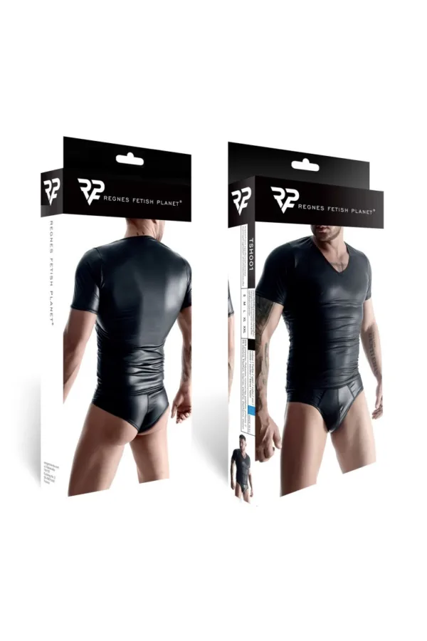 T-shirt wetlook noir – Regnes - 94edenstreet.com - sexshop en ligne