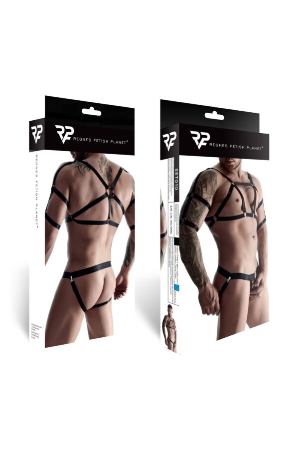 Ensemble harnais et jockstrap ouvert – Regnes - 94edenstreet.com - sexshop en ligne