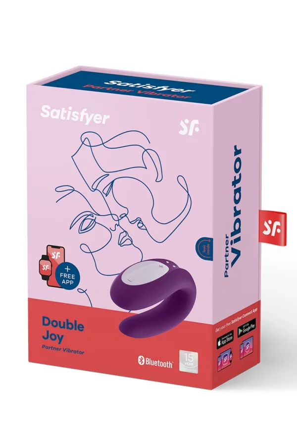 Stimulateur Double Joy violet – Satisfyer - 94edenstreet.com - sexshop en ligne