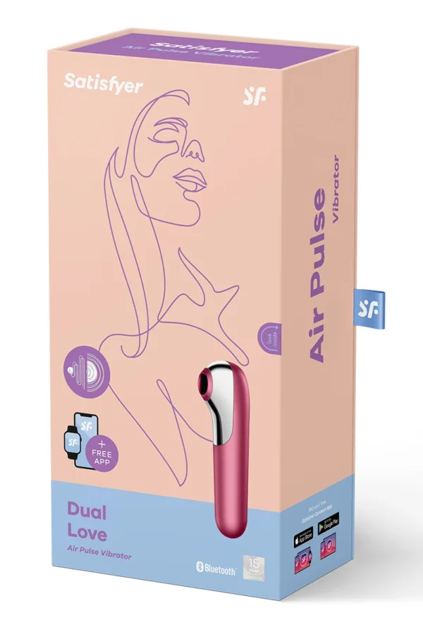 Stimulateur Satisfyer Dual Love rose - 94edenstreet.com - sexshop en ligne