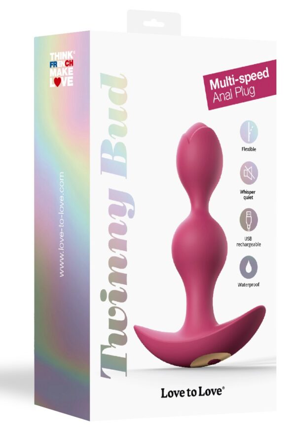 Plug anal vibrant Twinny Bud prune – Image 4