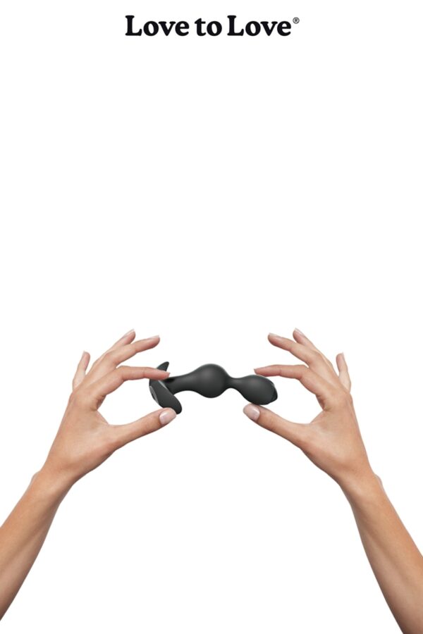 Plug anal vibrant Twinny Bud noir - 94edenstreet.com - sexshop en ligne