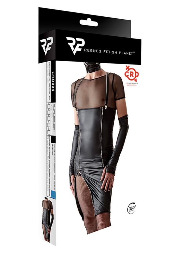 Robe zippée à bretelles amovibles – Regnes - 94edenstreet.com - sexshop en ligne