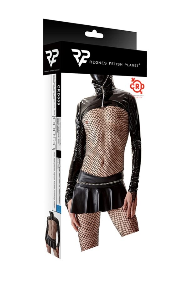 Veste avec col montant et fermeture éclair – Regnes - 94edenstreet.com - sexshop en ligne