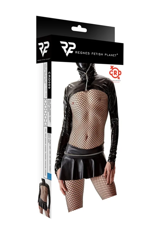Veste avec col montant et fermeture éclair – Regnes - 94edenstreet.com - sexshop en ligne