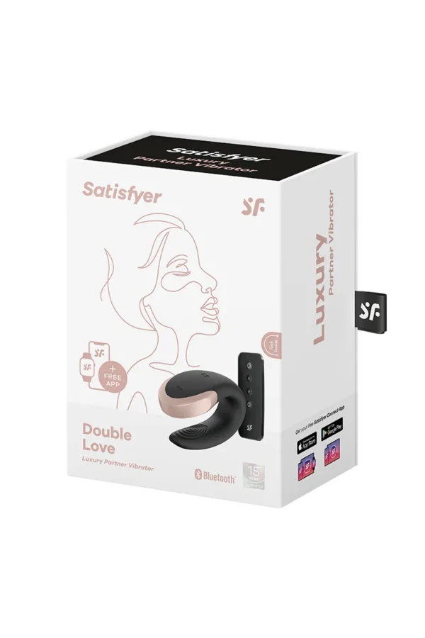 Stimulateur Double Love noir – Satisfyer - 94edenstreet.com - sexshop en ligne