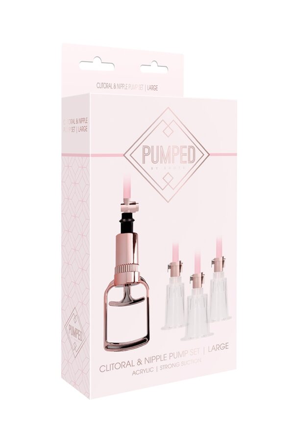 Pompe à tétons et clitoris Large – Pumped - 94edenstreet.com - sexshop en ligne