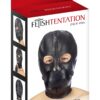 Cagoule BDSM simili cuir avec baillon amovible – Fetish Tentation - 94edenstreet.com - sexshop en ligne