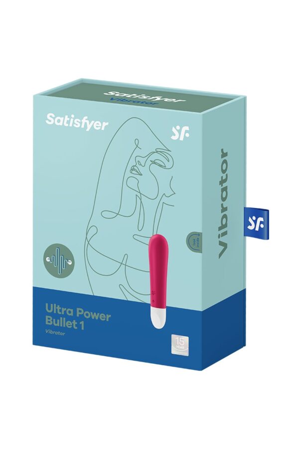 Ultra power bullet 1 rouge – Satisfyer - 94edenstreet.com - sexshop en ligne