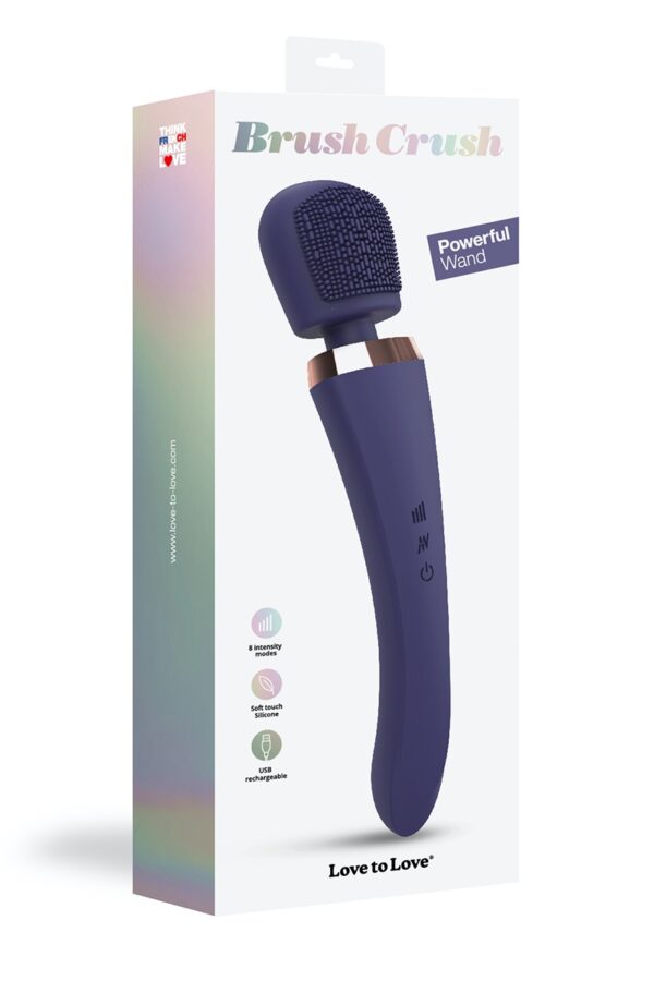 Vibro wand Brush Crush – Love To Love - 94edenstreet.com - sexshop en ligne