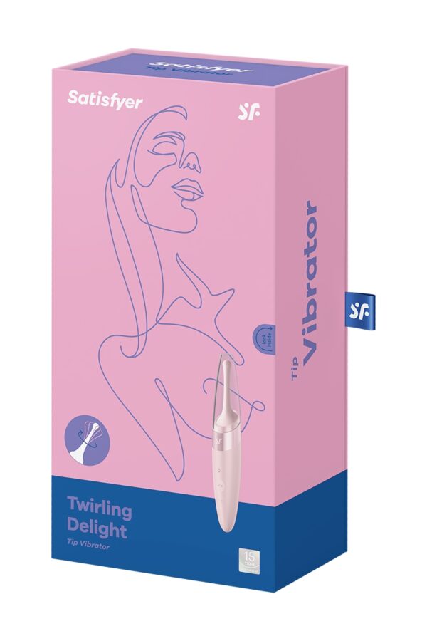 Stimulateur Twirling Delight Rose – Satisfyer - 94edenstreet.com - sexshop en ligne