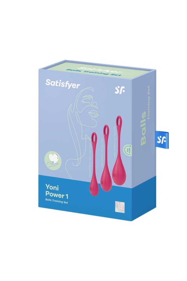 Kit d'entrainement pelvien Yoni Power 1 Rouge - Satisfyer – Image 4