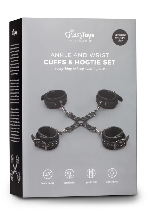Croix en cuir Hog Tie – Easytoys Fetish Collection - 94edenstreet.com - sexshop en ligne