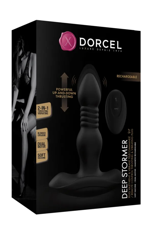Plug va-et-vient Deep Stormer – Dorcel - 94edenstreet.com - sexshop en ligne
